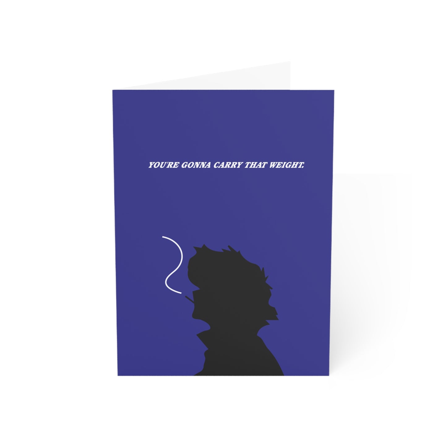 Cowboy Bebop Birthday Card – Spike Spiegel Anime Greeting Card – “You’re Gonna Carry That Weight” Manga Gift
