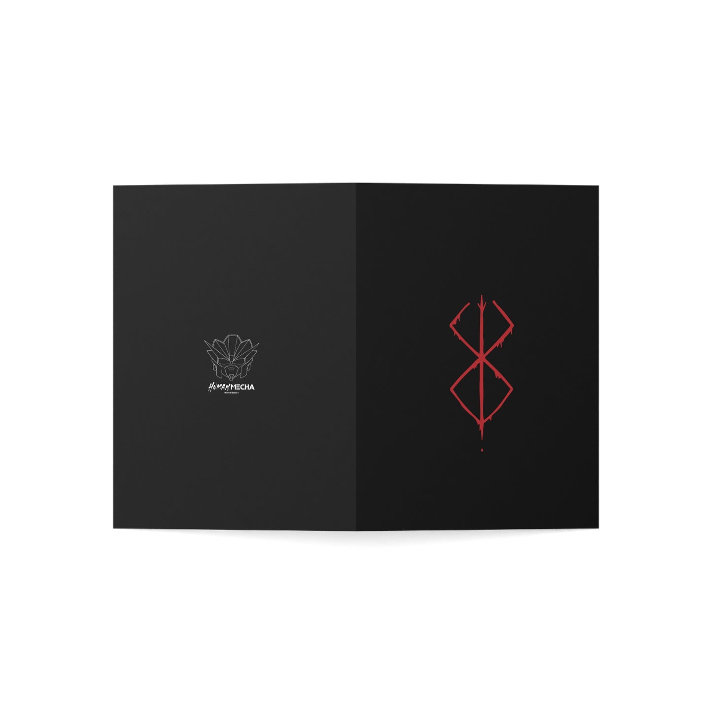 Berserk Greeting Card – Guts Mark of Sacrifice Anime Birthday Card – Dark Manga Gift for Fans & Collectors