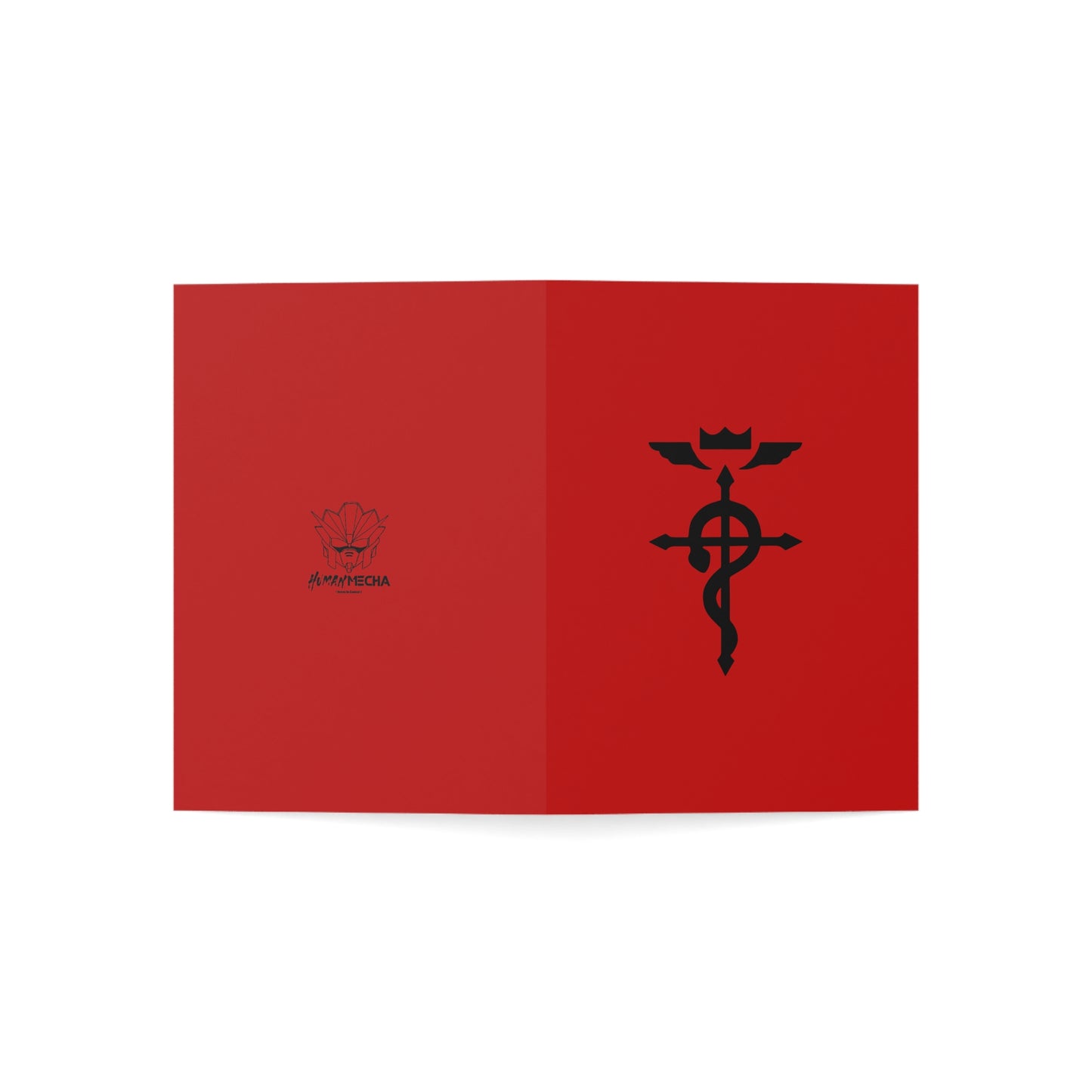 Fullmetal Alchemist Birthday Card – Flamel Symbol Anime Greeting Card – Custom Manga Gift