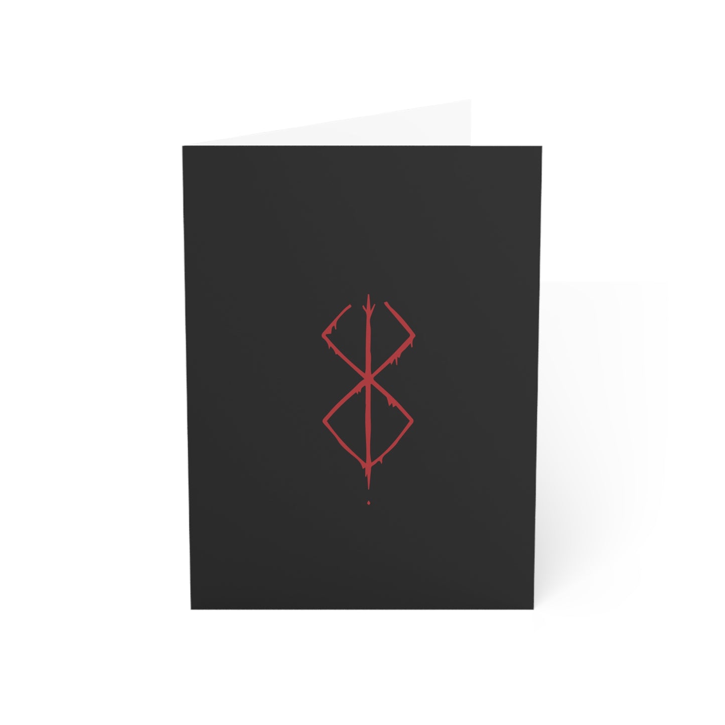 Berserk Greeting Card – Guts Mark of Sacrifice Anime Birthday Card – Dark Manga Gift for Fans & Collectors