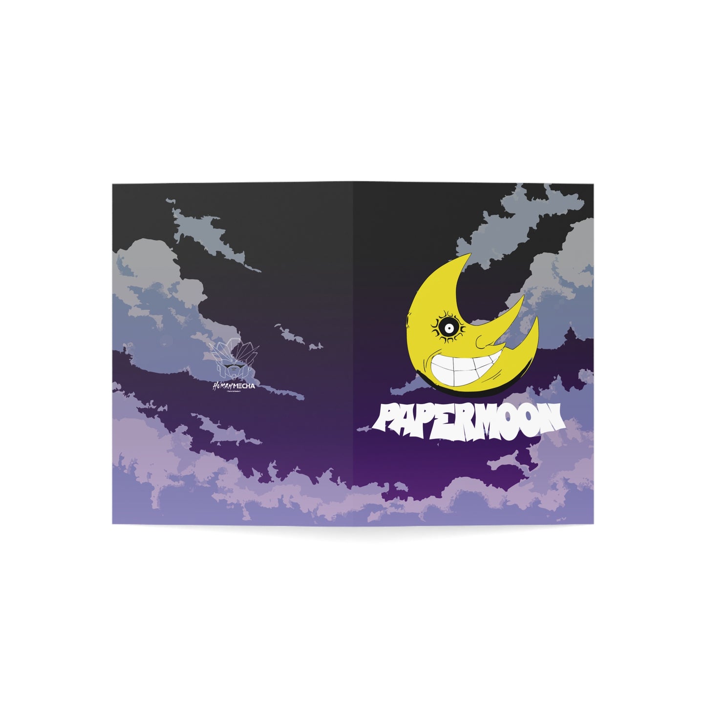 Moon Greeting Card – Insanity Quote Anime Manga Birthday Card – Spooky Otaku Gift – Soul Eater Inspired