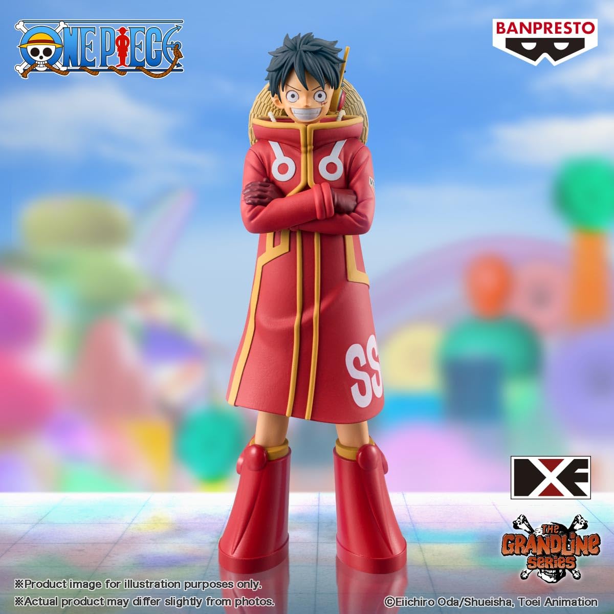 Banpresto - One Piece - Monkey D. Luffy (ver. B), Bandai Spirits DXF ~The Grandline Series~ Figure