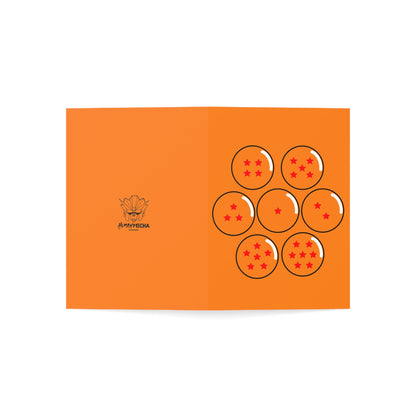 Dragon Ball Birthday Card – Custom Anime Manga Greeting Card – Dragon Balls Collectible Gift