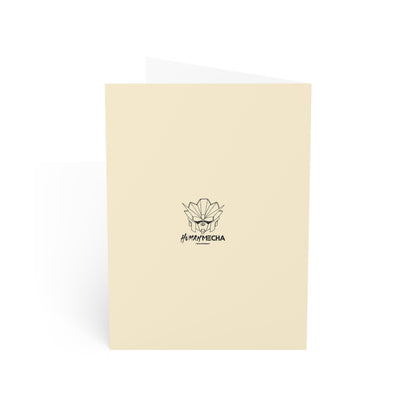 One Piece Birthday Card – Monkey D. Luffy Gear 5 Anime Greeting Card – Custom Manga Gift for Fans