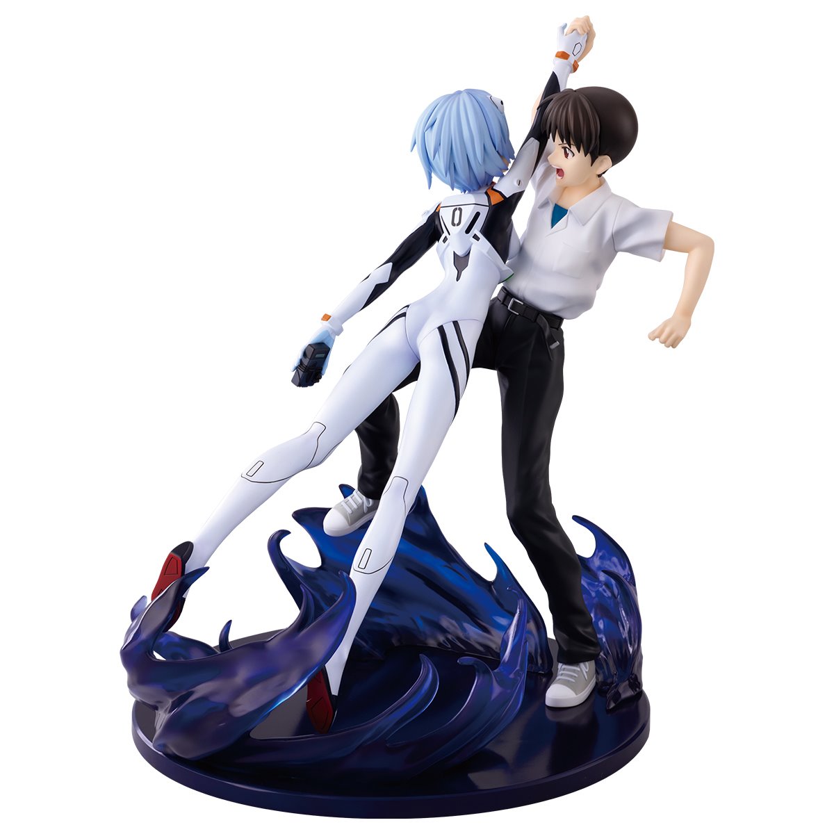 Neon Genesis Evangelion Shinji Ikari and Rei Ayanami Evangelion 2.22 Ichibansho Revible Moment Statue