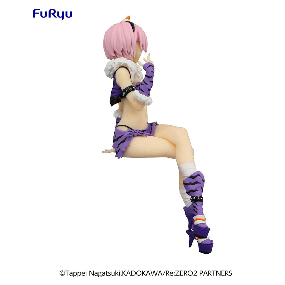 Re:Zero Starting Life in Another World - Ram Demon Costume - Another Color Version Noodle Stopper Statue