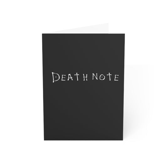 Death Note Birthday Card – Anime-Inspired Dark Manga Book Greeting Card – Gift for Anime & Manga Fans