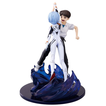 Neon Genesis Evangelion Shinji Ikari and Rei Ayanami Evangelion 2.22 Ichibansho Revible Moment Statue