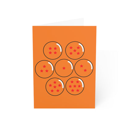 Dragon Ball Birthday Card – Custom Anime Manga Greeting Card – Dragon Balls Collectible Gift