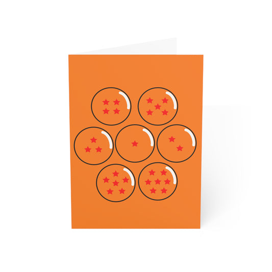 Dragon Ball Birthday Card – Custom Anime Manga Greeting Card – Dragon Balls Collectible Gift