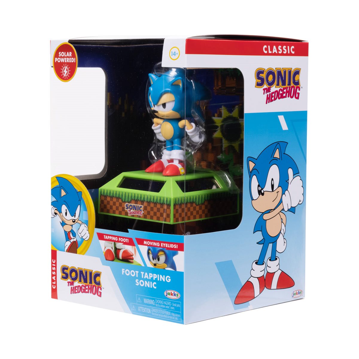 Sonic The Hedgehog Solar-Powered Sonic Toe Tapping Statue