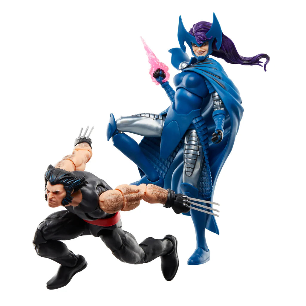 Marvel Legends Wolverine 50th Anniversary Wolverine and Psylocke 2-Pac ...