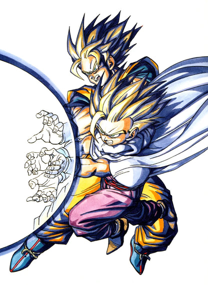 Dragon Ball Z Son Goku and Son Gohan Spectacle Battle Ichibansho Statue