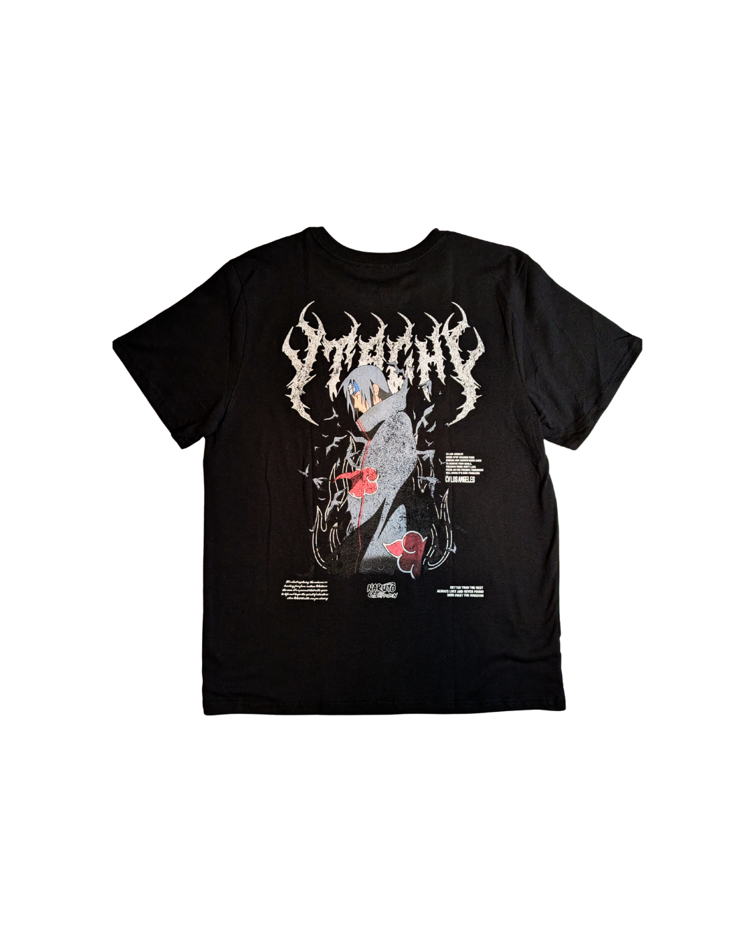 Naruto Shippuden – Itachi Uchiha Collab T-Shirt | CVLA Anime Graphic Tee