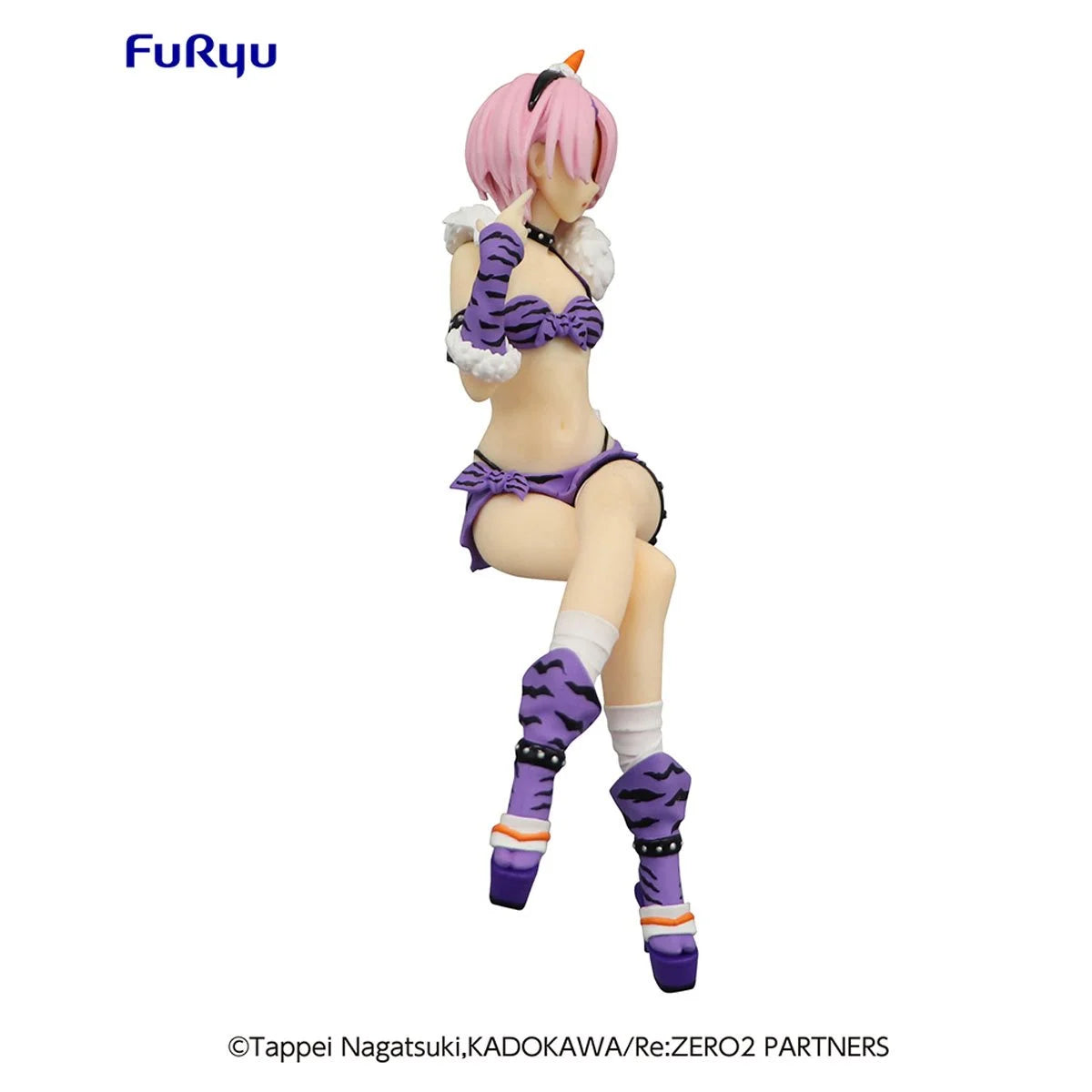 Re:Zero Starting Life in Another World - Ram Demon Costume - Another Color Version Noodle Stopper Statue