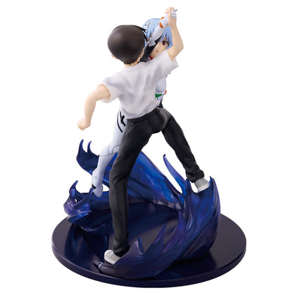 Neon Genesis Evangelion Shinji Ikari and Rei Ayanami Evangelion 2.22 Ichibansho Revible Moment Statue