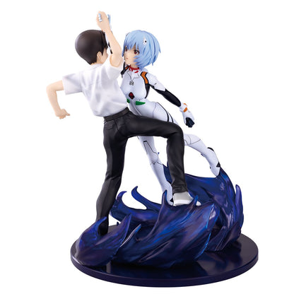 Neon Genesis Evangelion Shinji Ikari and Rei Ayanami Evangelion 2.22 Ichibansho Revible Moment Statue