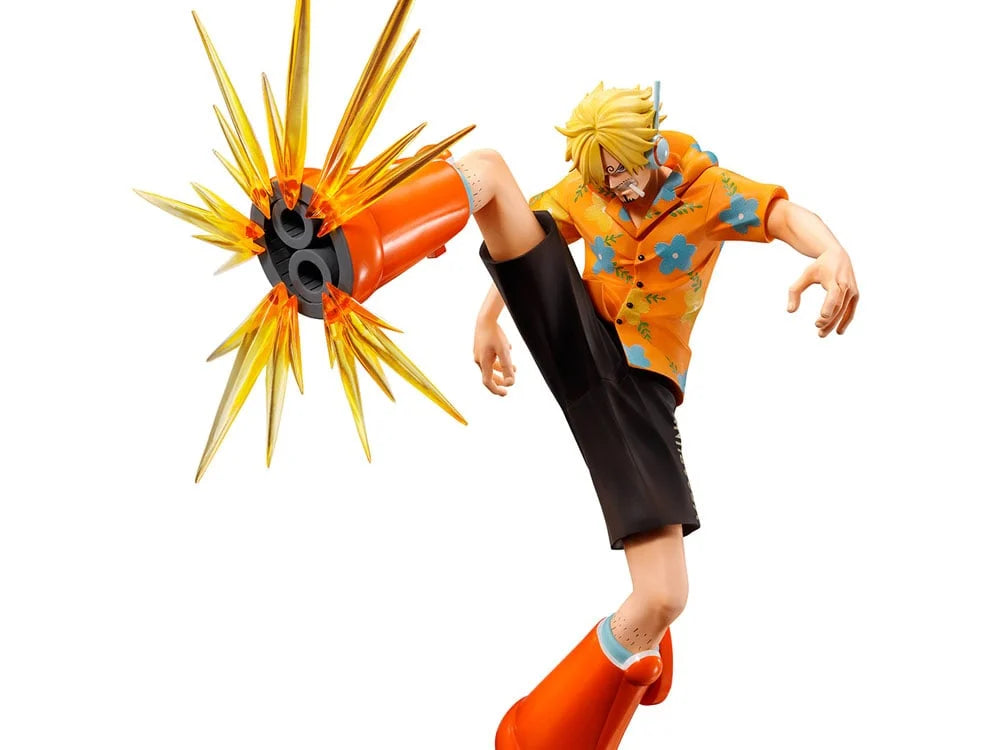 One Piece Sanji Burst of Energy Masterlise Expiece Ichibansho Statue